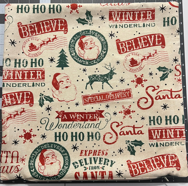 Christmas Pillow - Cover Only