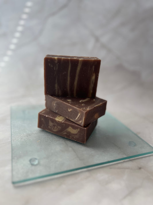 Vintage Leather & Turmeric Bar