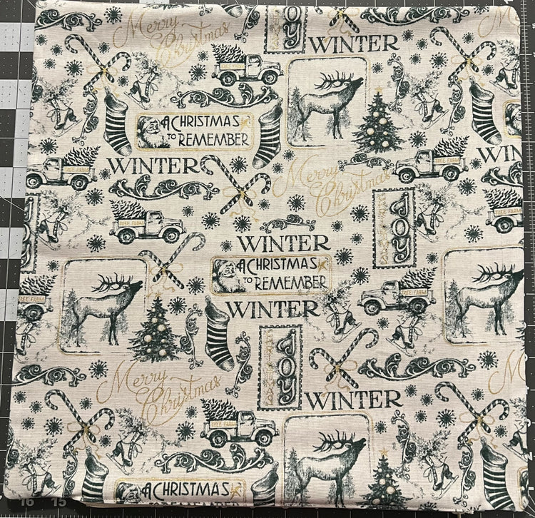 Christmas Pillow - Cover Only