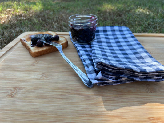 Red, White and Plaid Handmade Cotton Napkins